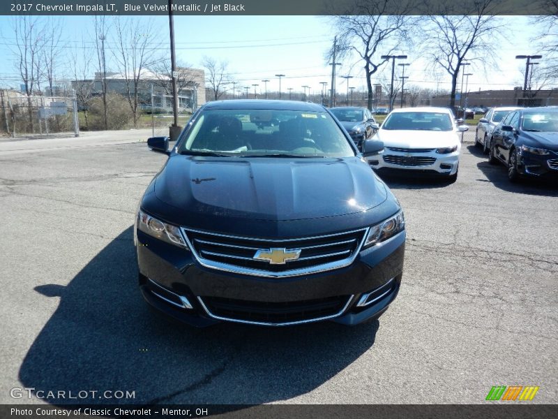 Blue Velvet Metallic / Jet Black 2017 Chevrolet Impala LT