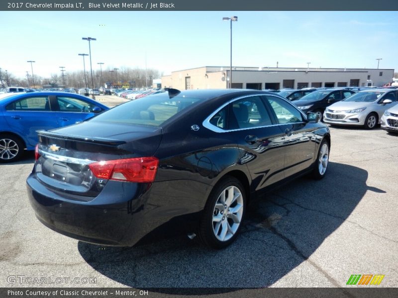 Blue Velvet Metallic / Jet Black 2017 Chevrolet Impala LT