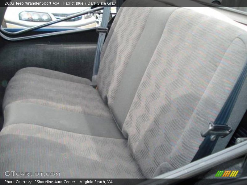 Patriot Blue / Dark Slate Gray 2003 Jeep Wrangler Sport 4x4