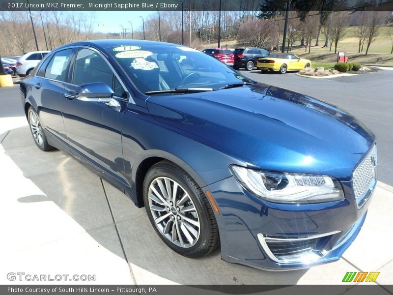 Front 3/4 View of 2017 MKZ Premier