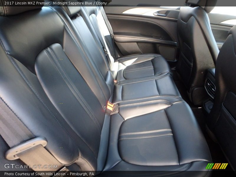 Midnight Sapphire Blue / Ebony 2017 Lincoln MKZ Premier