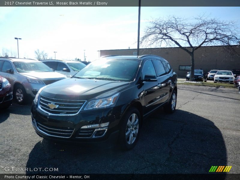 Mosaic Black Metallic / Ebony 2017 Chevrolet Traverse LS
