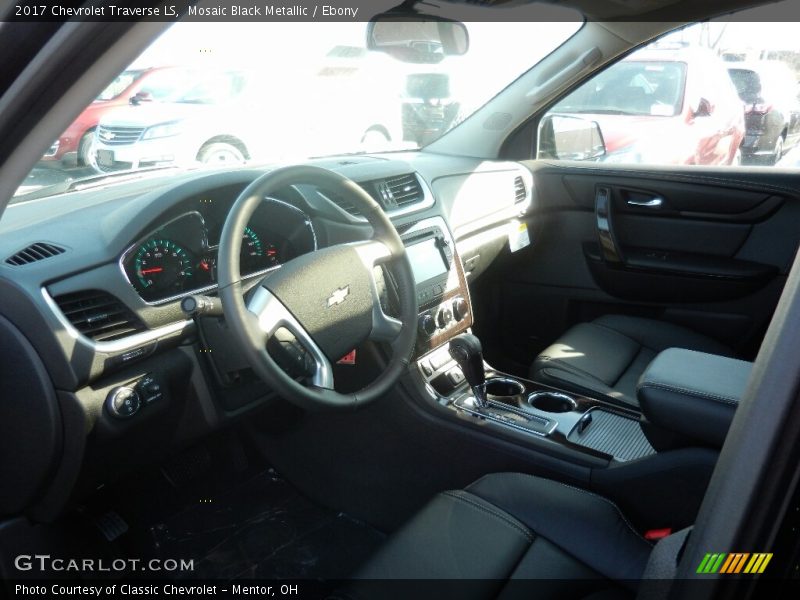 Mosaic Black Metallic / Ebony 2017 Chevrolet Traverse LS
