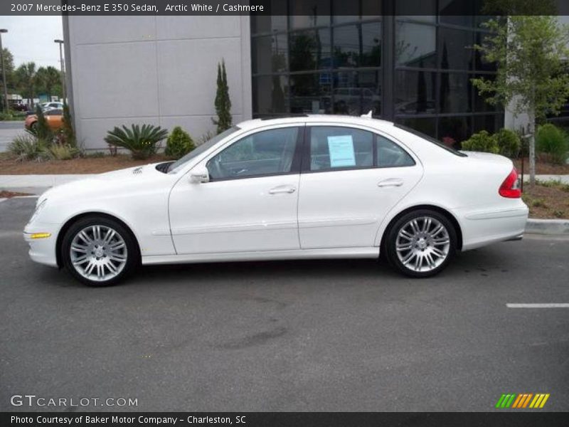 Arctic White / Cashmere 2007 Mercedes-Benz E 350 Sedan
