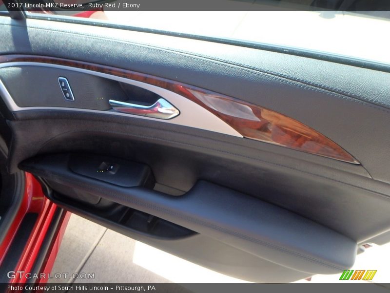 Ruby Red / Ebony 2017 Lincoln MKZ Reserve