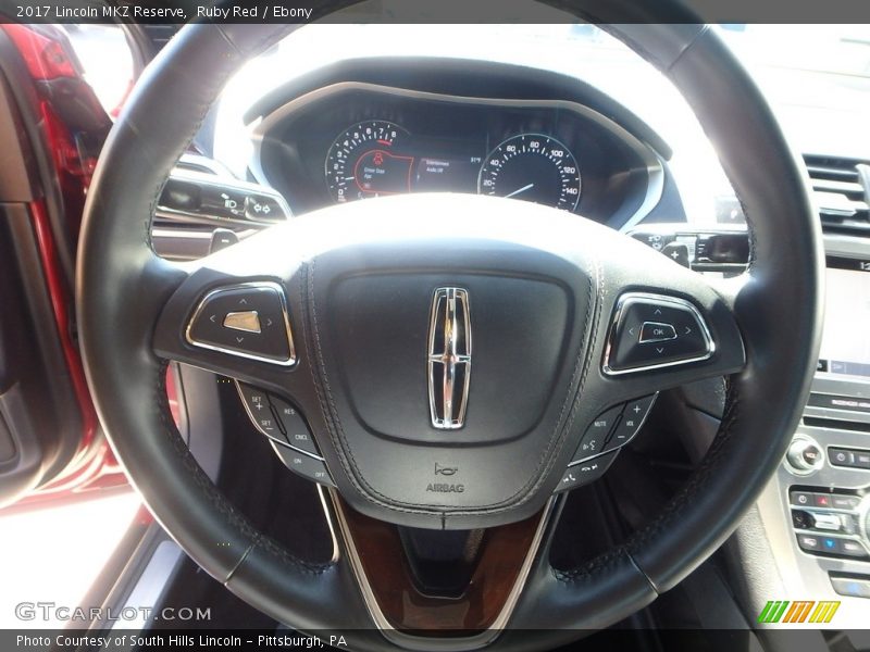 Ruby Red / Ebony 2017 Lincoln MKZ Reserve