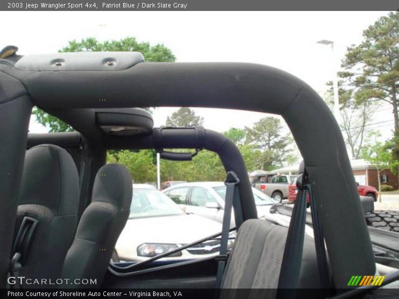 Patriot Blue / Dark Slate Gray 2003 Jeep Wrangler Sport 4x4