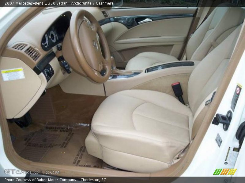 Arctic White / Cashmere 2007 Mercedes-Benz E 350 Sedan