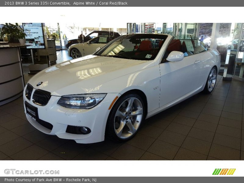 Alpine White / Coral Red/Black 2013 BMW 3 Series 335i Convertible