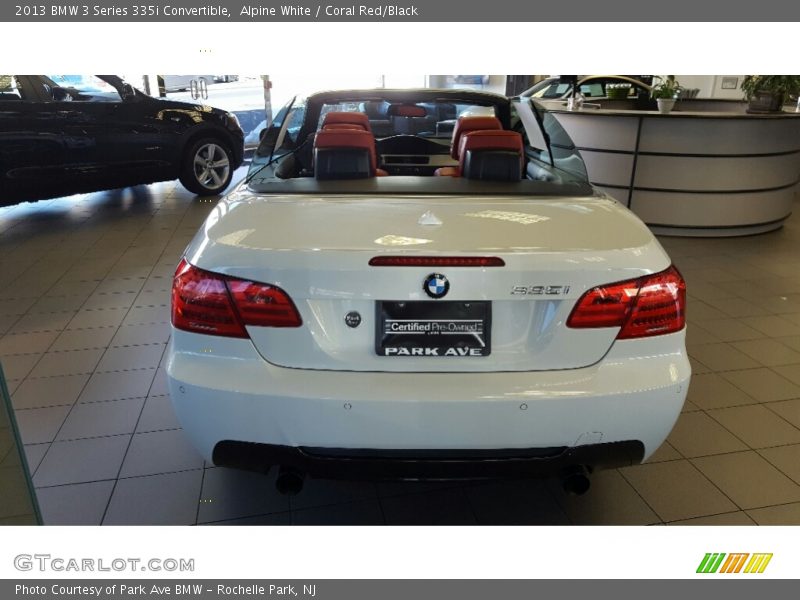 Alpine White / Coral Red/Black 2013 BMW 3 Series 335i Convertible