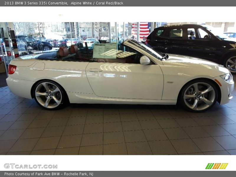 Alpine White / Coral Red/Black 2013 BMW 3 Series 335i Convertible