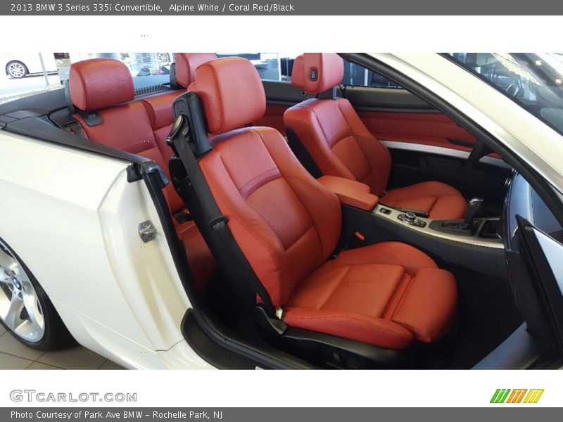 Alpine White / Coral Red/Black 2013 BMW 3 Series 335i Convertible