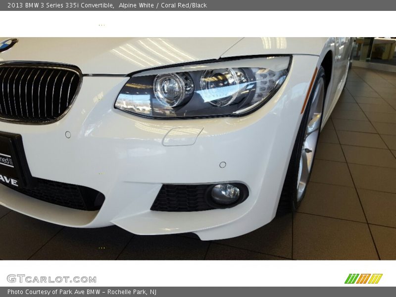 Alpine White / Coral Red/Black 2013 BMW 3 Series 335i Convertible