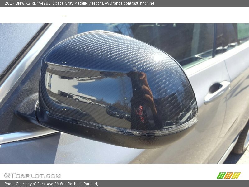 Space Gray Metallic / Mocha w/Orange contrast stitching 2017 BMW X3 xDrive28i