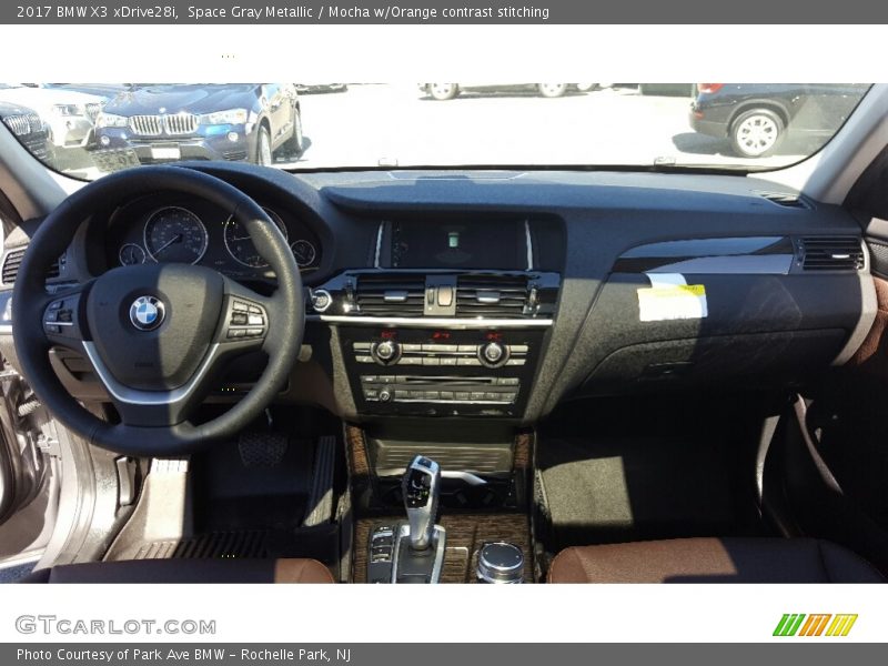 Space Gray Metallic / Mocha w/Orange contrast stitching 2017 BMW X3 xDrive28i