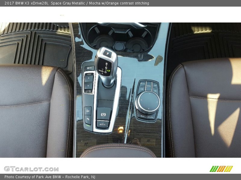 Space Gray Metallic / Mocha w/Orange contrast stitching 2017 BMW X3 xDrive28i