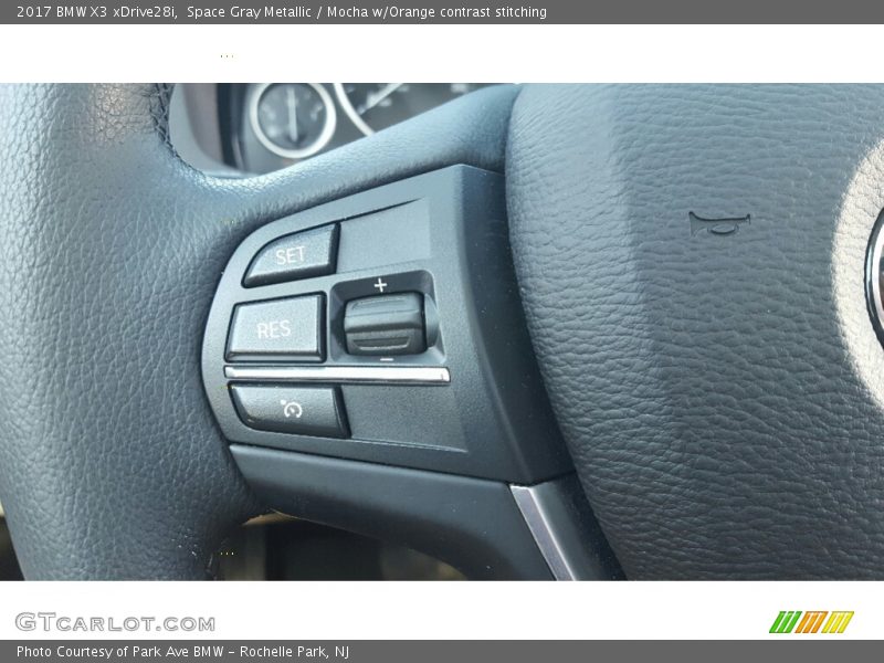Space Gray Metallic / Mocha w/Orange contrast stitching 2017 BMW X3 xDrive28i