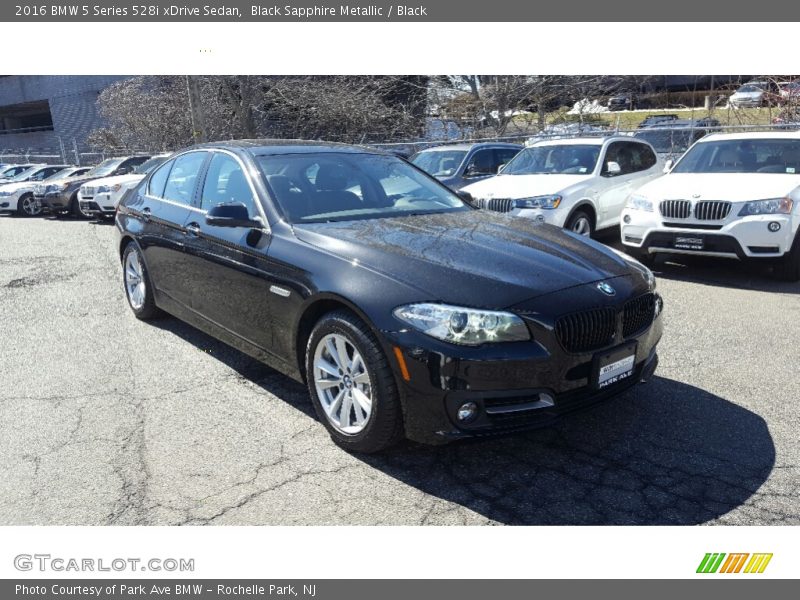 Black Sapphire Metallic / Black 2016 BMW 5 Series 528i xDrive Sedan