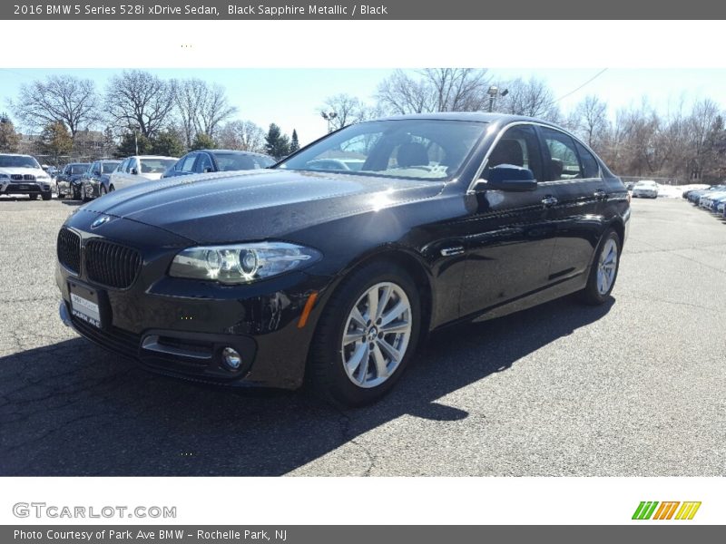 Black Sapphire Metallic / Black 2016 BMW 5 Series 528i xDrive Sedan