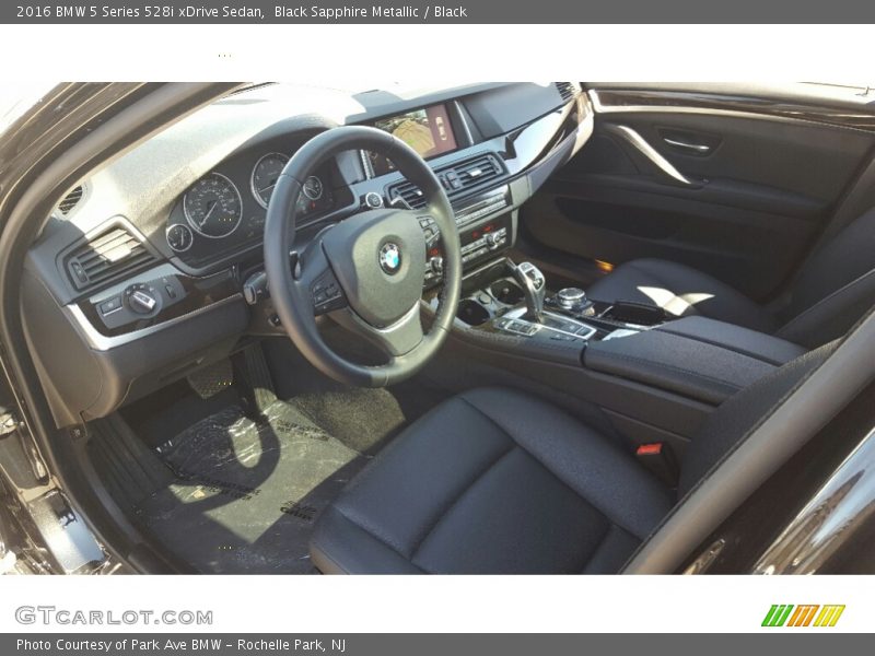 Black Sapphire Metallic / Black 2016 BMW 5 Series 528i xDrive Sedan