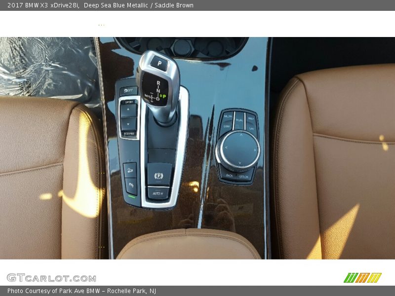 Deep Sea Blue Metallic / Saddle Brown 2017 BMW X3 xDrive28i