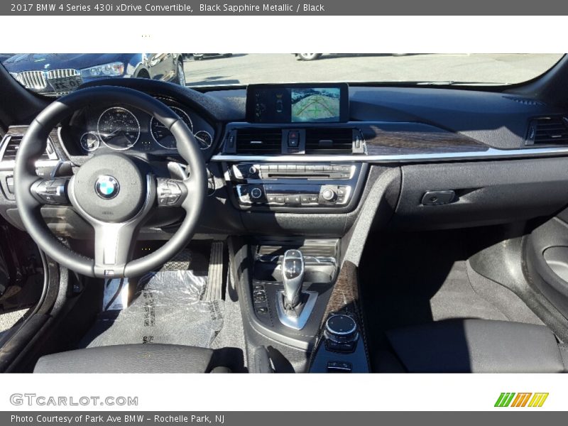 Black Sapphire Metallic / Black 2017 BMW 4 Series 430i xDrive Convertible