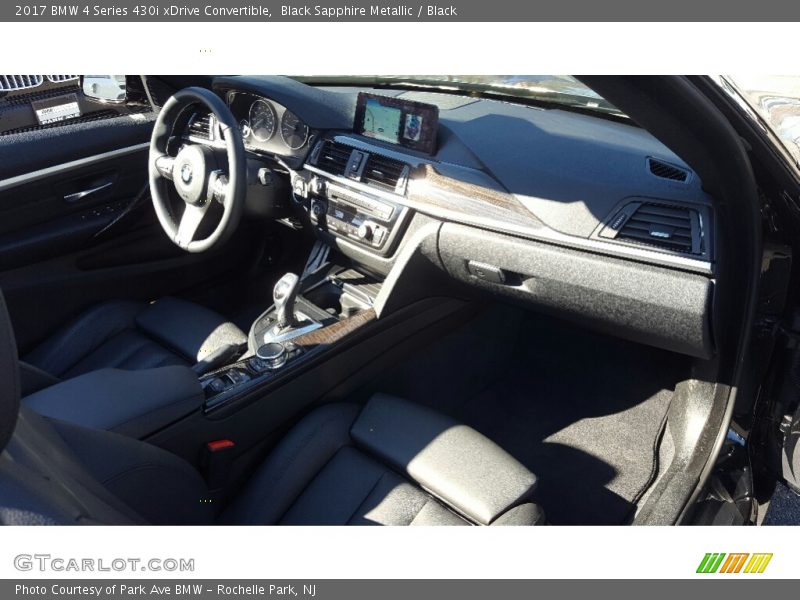 Black Sapphire Metallic / Black 2017 BMW 4 Series 430i xDrive Convertible