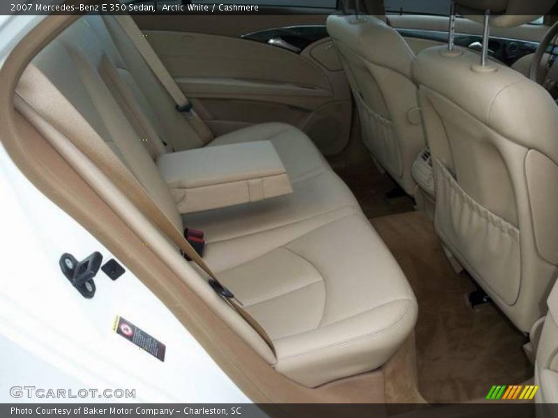 Arctic White / Cashmere 2007 Mercedes-Benz E 350 Sedan