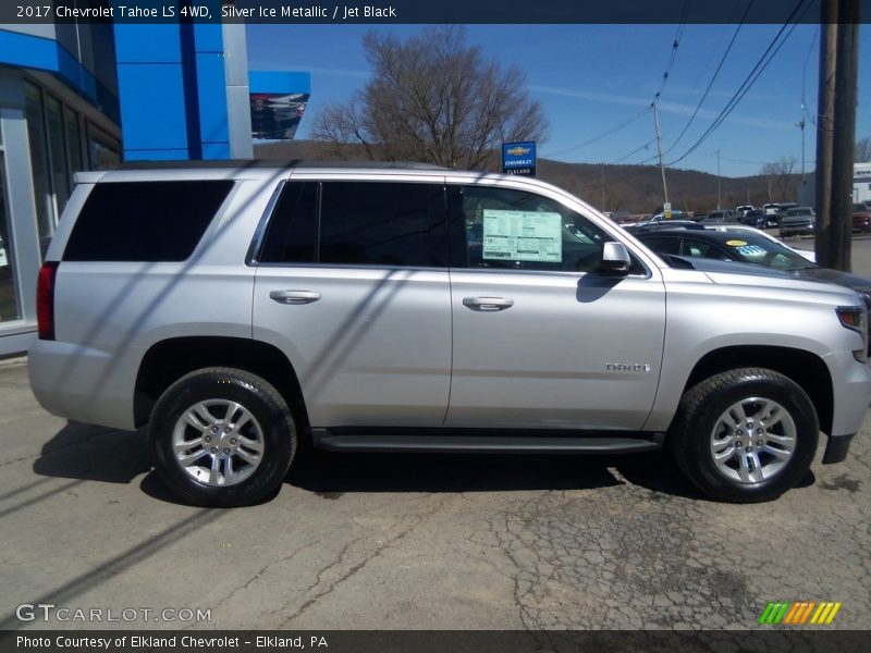 Silver Ice Metallic / Jet Black 2017 Chevrolet Tahoe LS 4WD