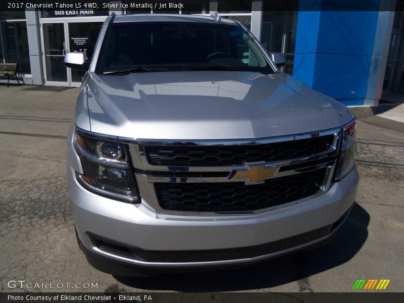 Silver Ice Metallic / Jet Black 2017 Chevrolet Tahoe LS 4WD