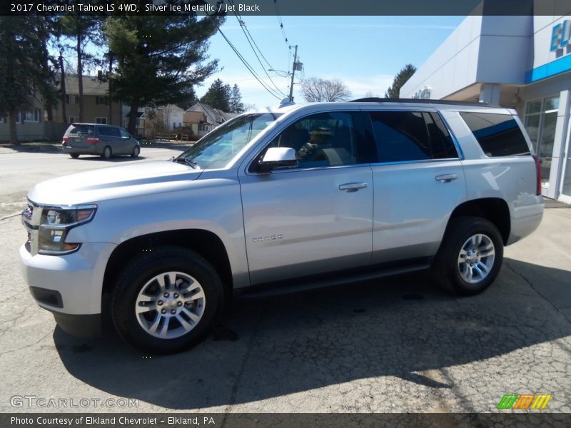 Silver Ice Metallic / Jet Black 2017 Chevrolet Tahoe LS 4WD