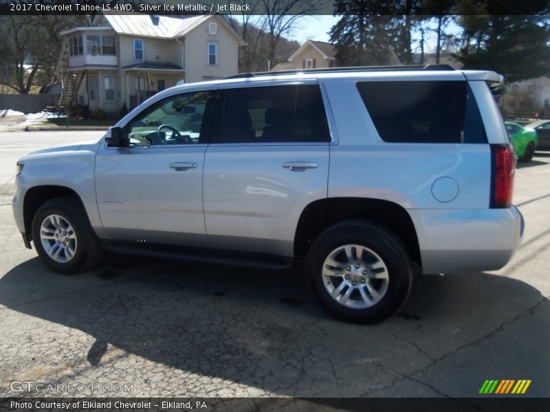 Silver Ice Metallic / Jet Black 2017 Chevrolet Tahoe LS 4WD