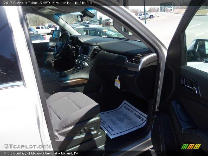 Silver Ice Metallic / Jet Black 2017 Chevrolet Tahoe LS 4WD