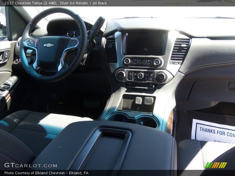 Silver Ice Metallic / Jet Black 2017 Chevrolet Tahoe LS 4WD