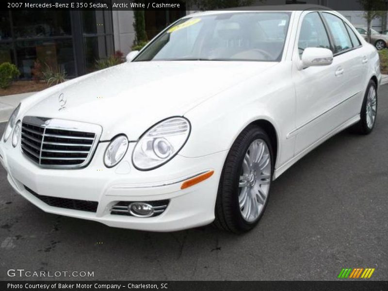 Arctic White / Cashmere 2007 Mercedes-Benz E 350 Sedan