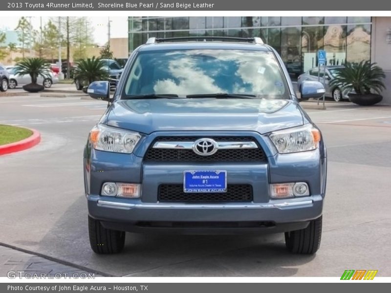 Shoreline Blue Pearl / Sand Beige Leather 2013 Toyota 4Runner Limited