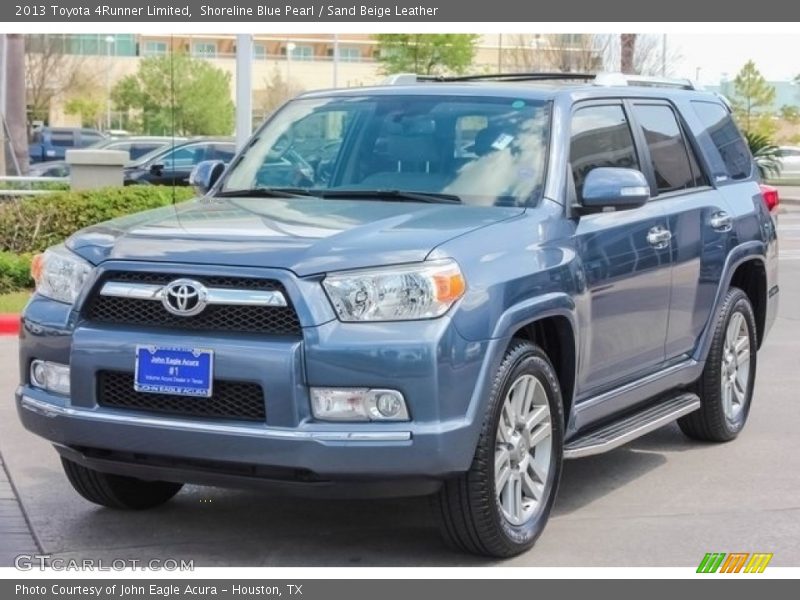 Shoreline Blue Pearl / Sand Beige Leather 2013 Toyota 4Runner Limited