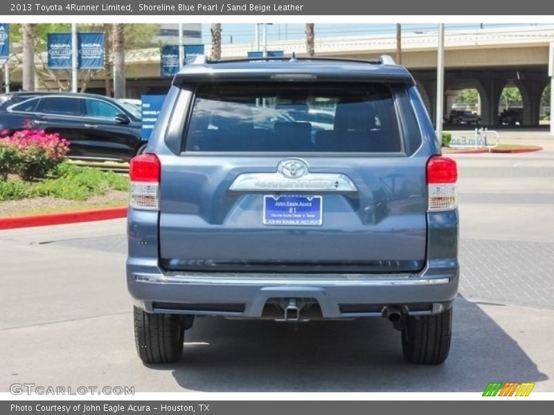 Shoreline Blue Pearl / Sand Beige Leather 2013 Toyota 4Runner Limited