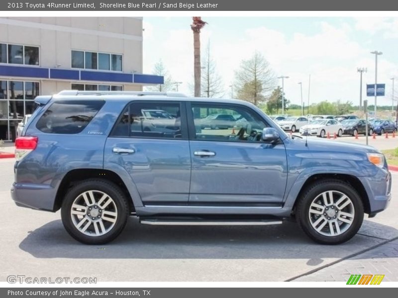 Shoreline Blue Pearl / Sand Beige Leather 2013 Toyota 4Runner Limited
