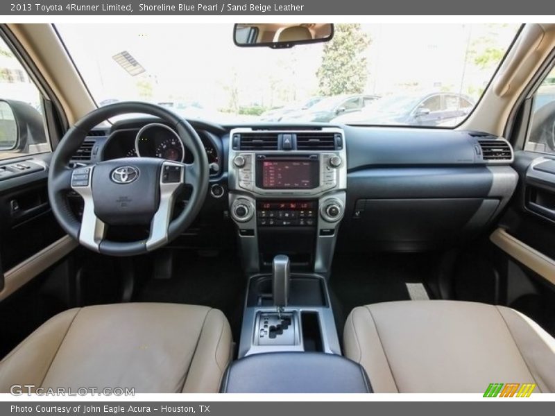 Shoreline Blue Pearl / Sand Beige Leather 2013 Toyota 4Runner Limited