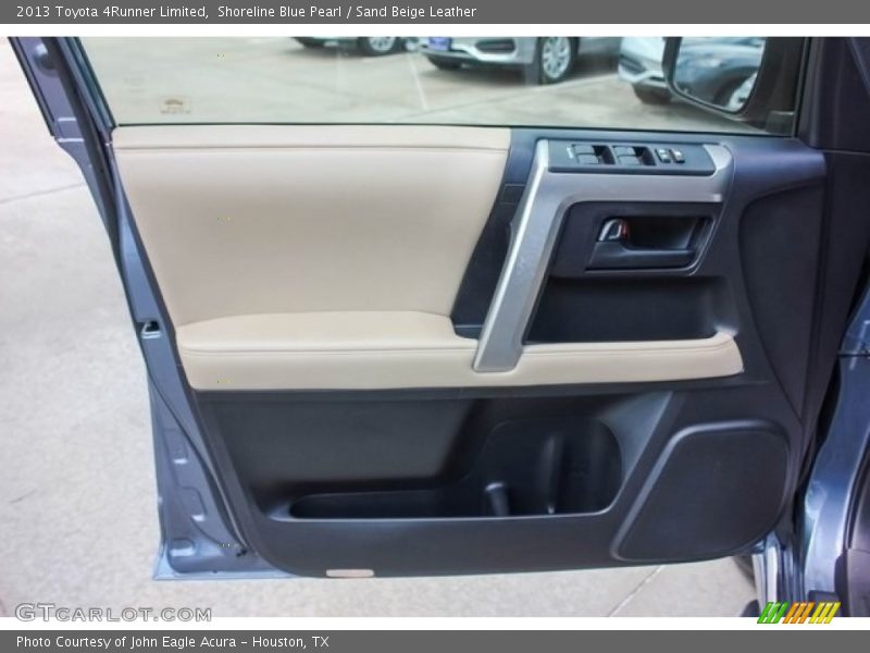 Shoreline Blue Pearl / Sand Beige Leather 2013 Toyota 4Runner Limited