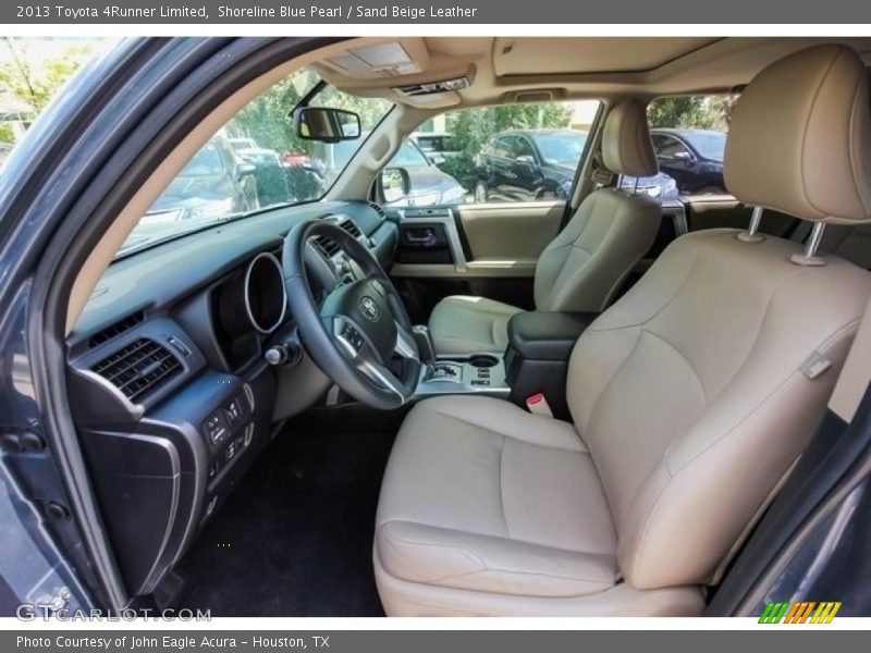 Shoreline Blue Pearl / Sand Beige Leather 2013 Toyota 4Runner Limited