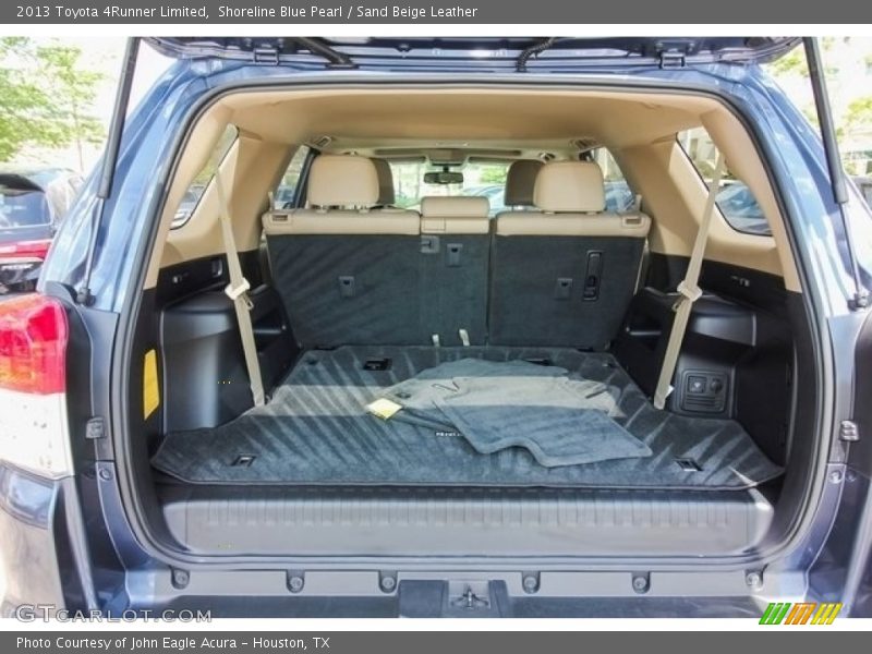 Shoreline Blue Pearl / Sand Beige Leather 2013 Toyota 4Runner Limited