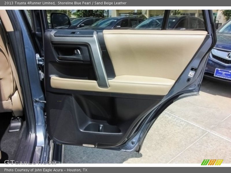 Shoreline Blue Pearl / Sand Beige Leather 2013 Toyota 4Runner Limited