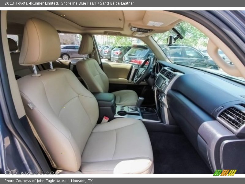 Shoreline Blue Pearl / Sand Beige Leather 2013 Toyota 4Runner Limited