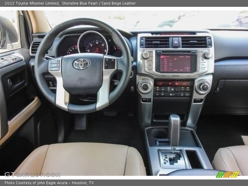Shoreline Blue Pearl / Sand Beige Leather 2013 Toyota 4Runner Limited
