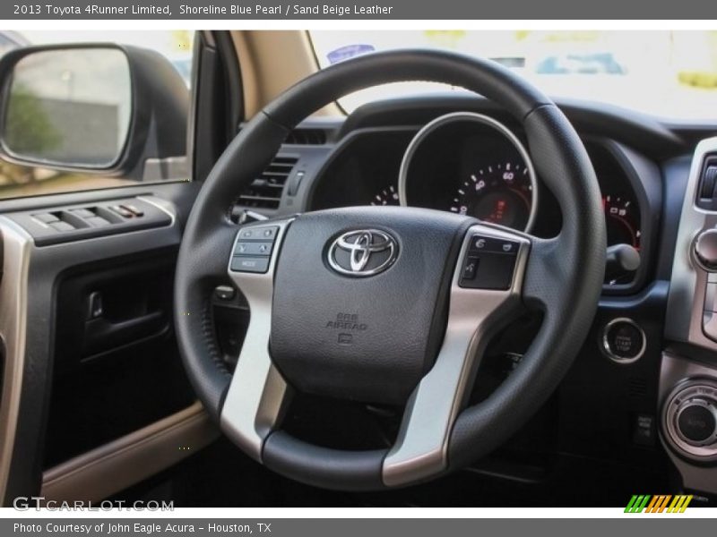 Shoreline Blue Pearl / Sand Beige Leather 2013 Toyota 4Runner Limited