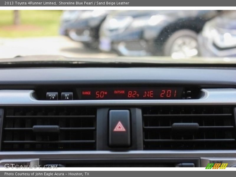Shoreline Blue Pearl / Sand Beige Leather 2013 Toyota 4Runner Limited