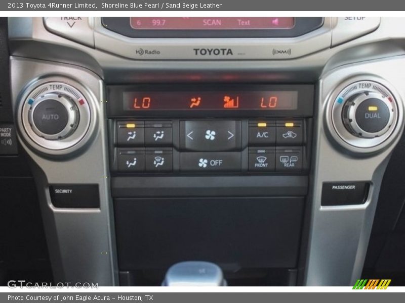 Shoreline Blue Pearl / Sand Beige Leather 2013 Toyota 4Runner Limited