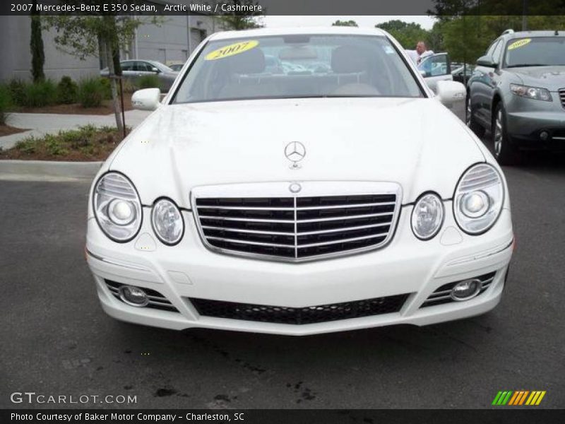 Arctic White / Cashmere 2007 Mercedes-Benz E 350 Sedan